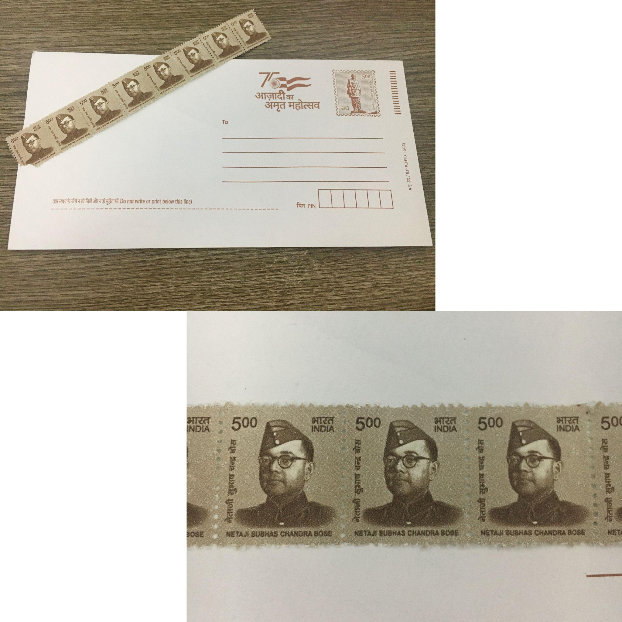 インド 手紙 日数